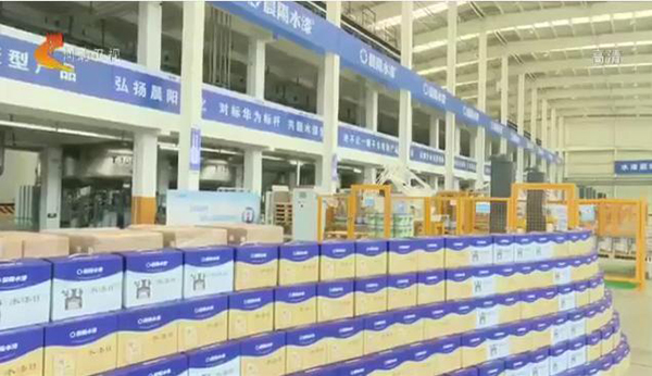河北省重点项目观摩调度团走进晨阳水漆全球智能制造基地