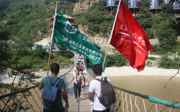 三玉窗业“勇攀高峰，永不言弃”登山活动