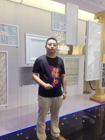 中国建博会20周年现场直击丨品格高端顶墙卢斌峰：寻找潜在合作伙伴 实现0风险投资