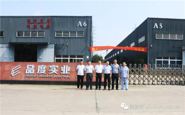 石首市政府领导莅临品度木业参观指导