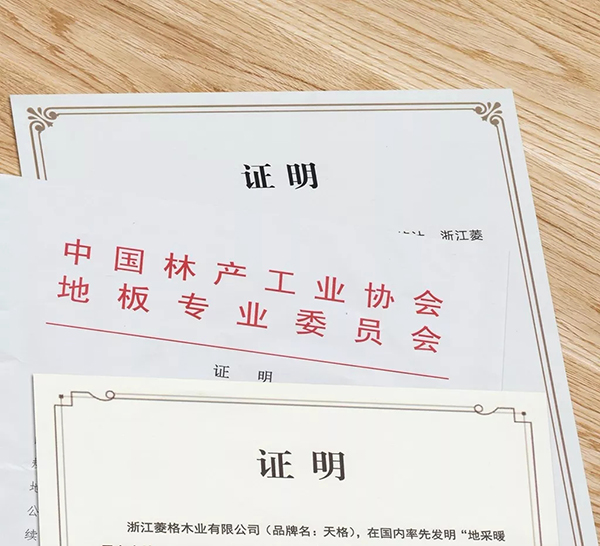 天格地暖实木地板：重磅荣誉集于一身，在领域中脱颖而出