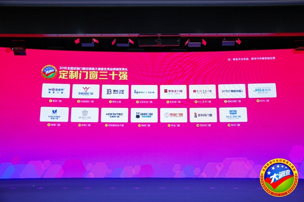 圣梵诺门窗荣膺“定制门窗三十强”！