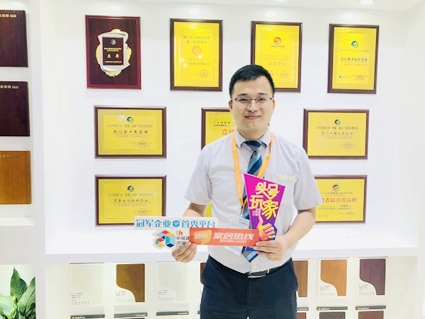中国建博会20周年现场直击 | 圣堡罗门窗陈小庭：专注整体门窗