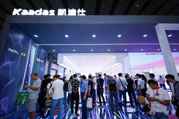 建博会回顾丨凯迪仕艺术展馆聚焦全场目光，新品KX智能锁惊艳亮相