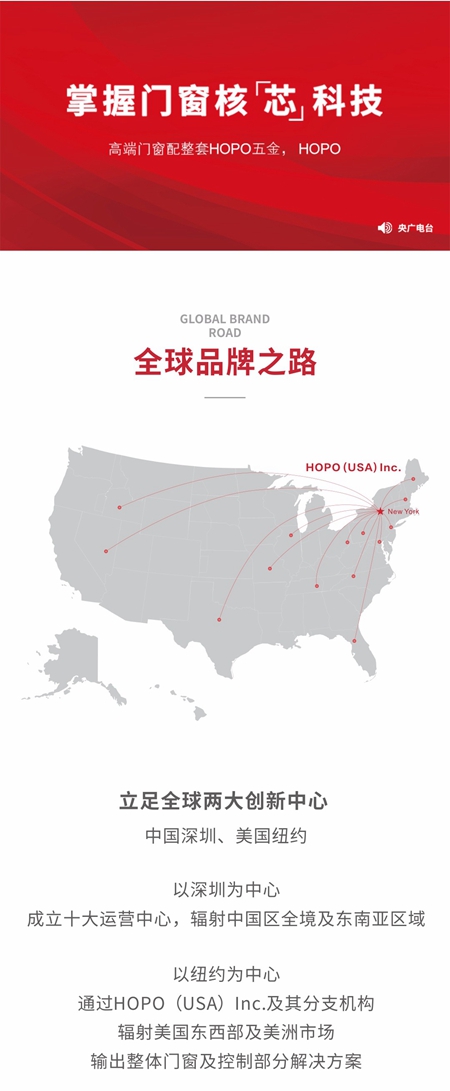 HOPO，掌握门窗核芯科技！