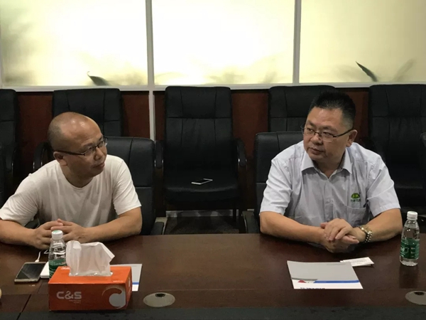 广东省四川商会家具分会领导莅临迪峰机械参观指导