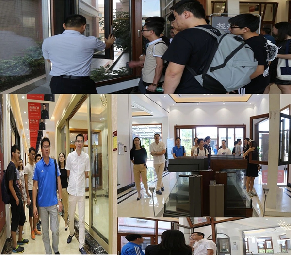 帝奥斯门窗校企合作新篇章，中山大学领导和师生莅临参观交流！