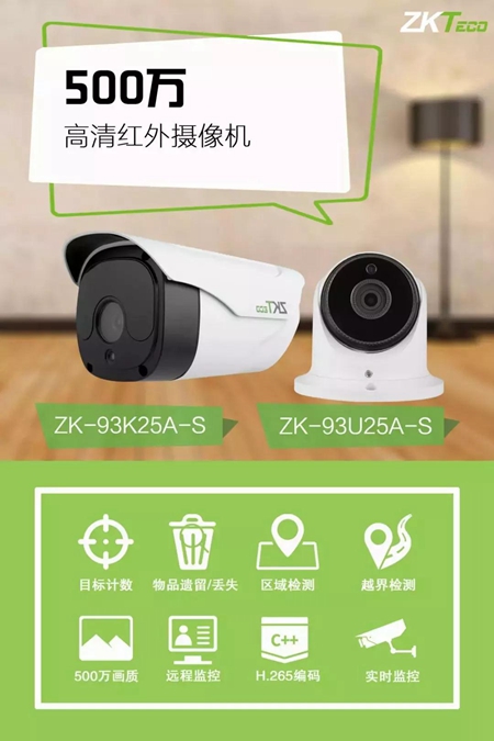 中控智慧500万像素【AI 监控】新品,引领安防技术新纪元