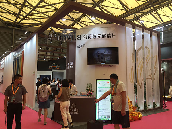 上海墙纸墙布展|朵微拉W2馆E20:产品色彩丰富已成趋势