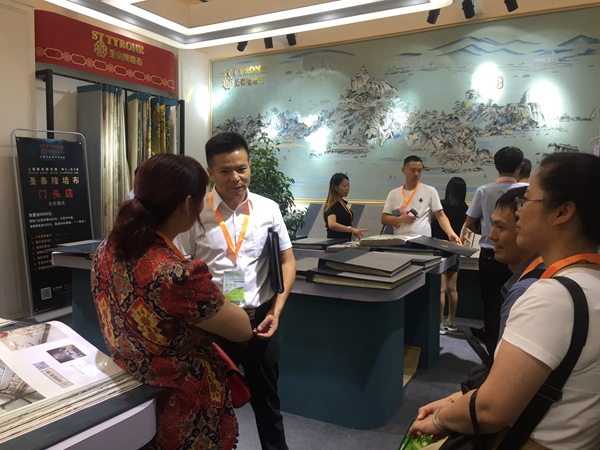 上海墙纸墙布展|圣泰隆W3馆C16:大力发扬云锦工艺
