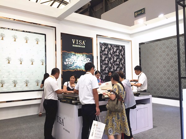 上海墙纸墙布展|VISA高端墙纸墙布E1馆E16：为专卖经销商提供全方位服务