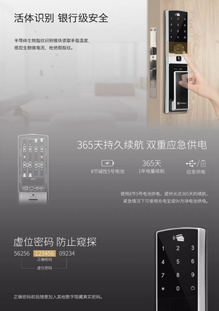  纽威尔智能锁 愿你的能力可以的撑的起你的欲望，不辜负你的追求！