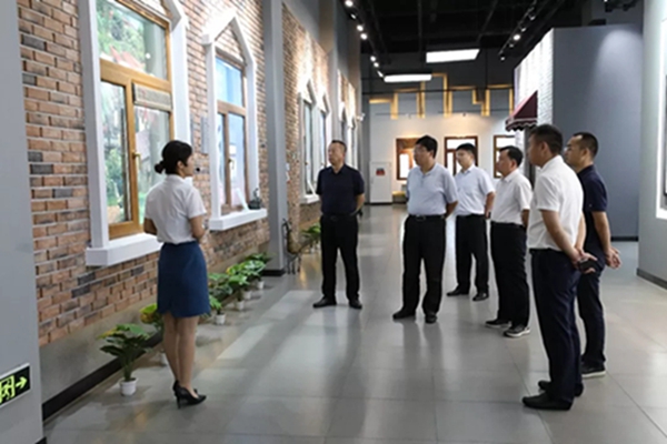 科饶恩门窗:河北兆鑫集团金都花园项目总经理赵新亮一行莅临科饶参观考察