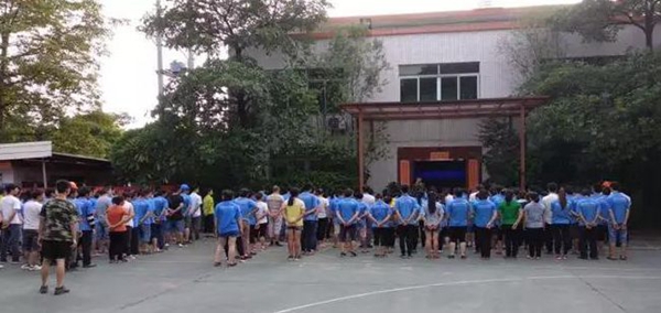欧迪生木纹2018年公司消防演练，齐参与，共建美好家园