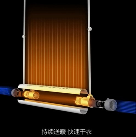 小米众筹上架智能晾衣机 1Kg脱水衣物快速烘干只需2小时