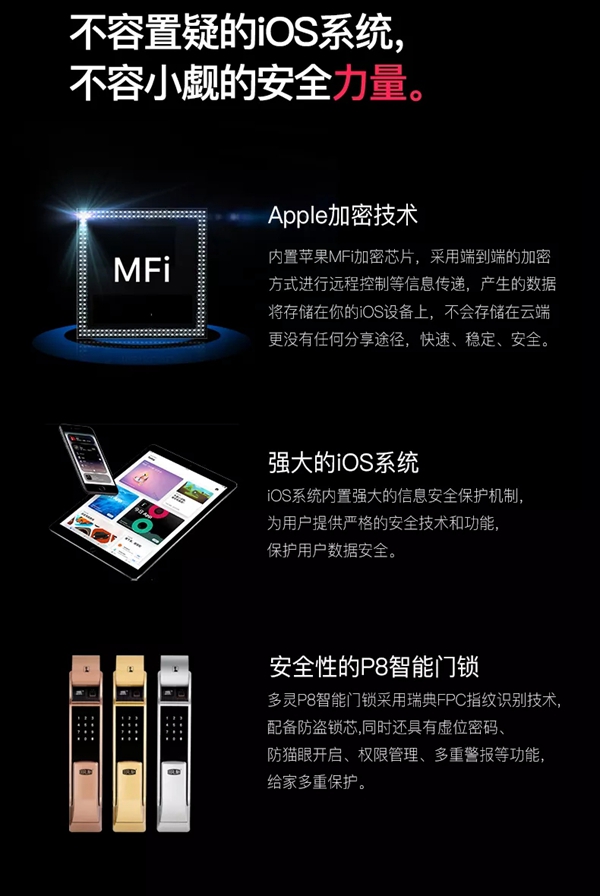 多灵智能门锁：P8 HomeKit陆续上架，深得你心