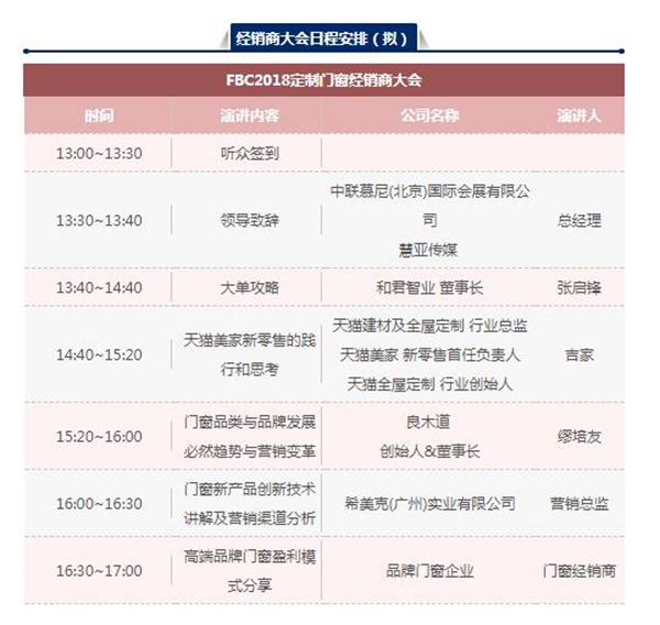 FBC与慧亚传媒联手开课营销大讲堂 为门窗经销商解惑