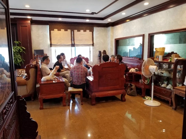 日本全丽雅设计公司一行参观考察木斯特惠州生产基地