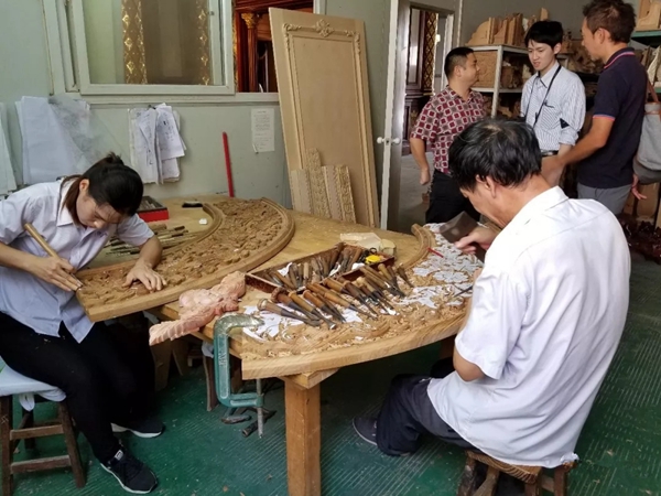日本全丽雅设计公司一行参观考察木斯特惠州生产基地