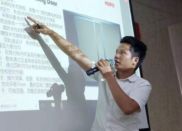 合辉铝建筑系统营销中心第九期月度培训会圆满结束!