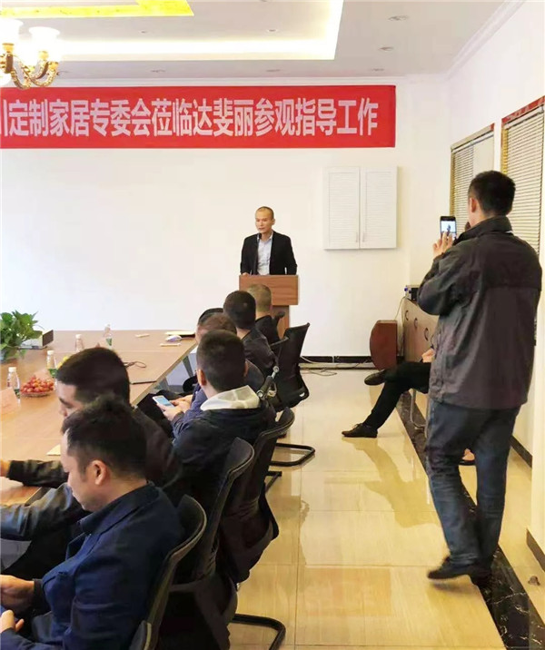 不忘初心，砥砺前行：四川定制家居专委会莅临达斐丽参观考察