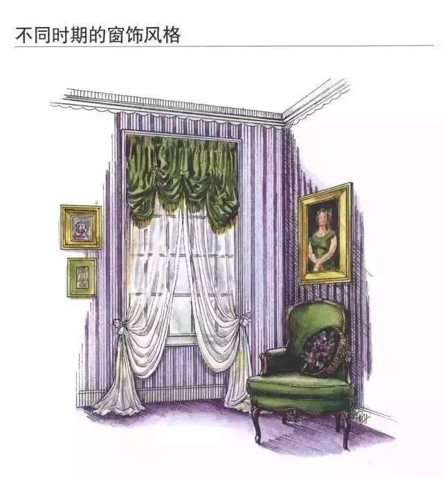 品尊窗帘带你了解不同时期的窗饰风格有哪些