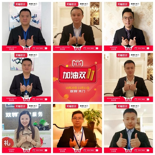 双羽木门狂欢序幕拉开，双11预售战正式打响！