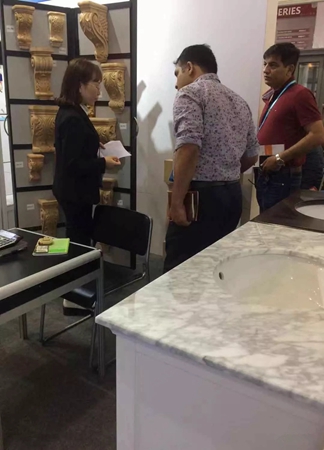木斯特整木家装联合美饰外销团队参展124届广交会