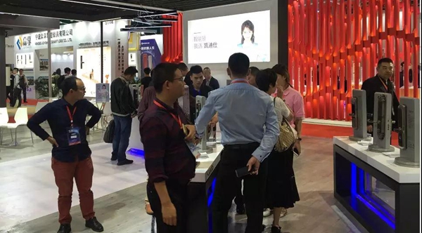 凯迪仕智能锁惊艳亮相2018中国国际五金展！