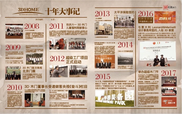 十年感动，因为有你——3D家居集团颁奖盛典圆满落幕
