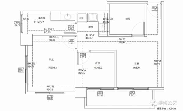 卡诺亚定制家居带你感受浓缩在60平老屋内的豪华质感