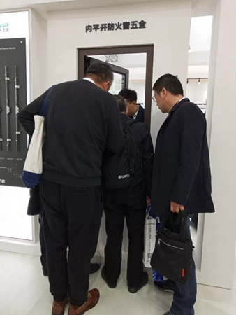 2018FBC门窗幕墙展丨合和建筑五金内平开防火窗五金系统受热捧