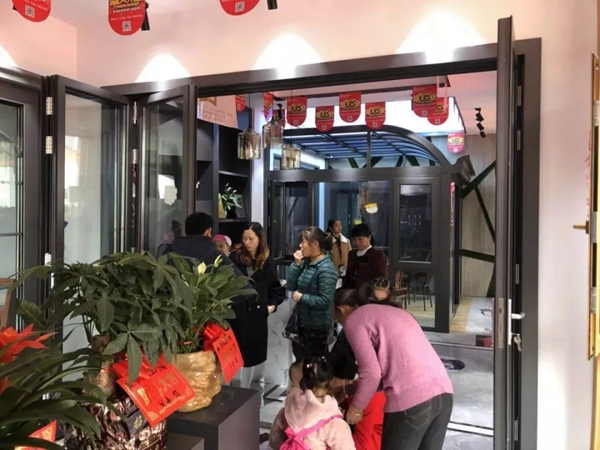 德技优品门窗再传捷报,广西罗城专卖店隆重开业