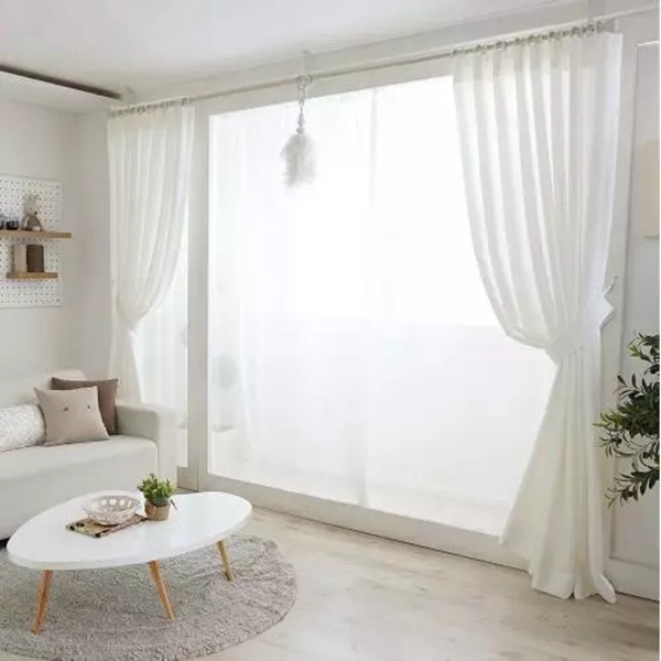 【摩尔登窗帘】用白色窗帘搭配家居,简直就是仙境