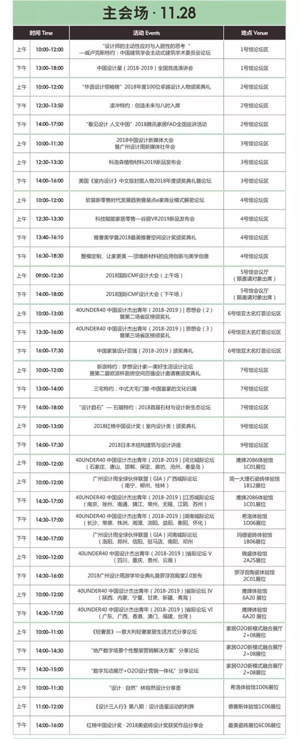 2018广州设计周今日隆重开展，精彩亮点抢先看！