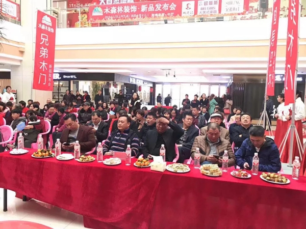 兄弟木门升临福地！青岛300平旗舰店隆重开业！