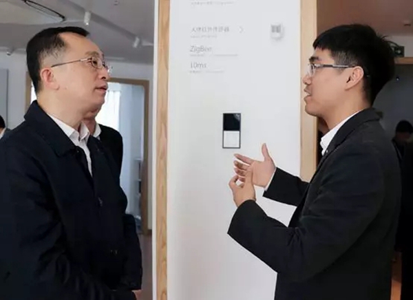 梅州市委书记陈敏率队考察欧瑞博，体验欧瑞博智能家居产品及系统！