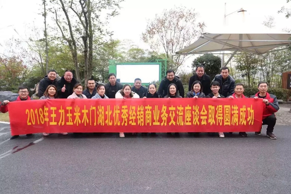 湖北王力玉米木门举行优秀经销商座谈会