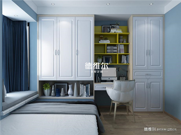 德维尔全屋定制与你分享经典榻榻米卧室整体衣柜十大排名效果图