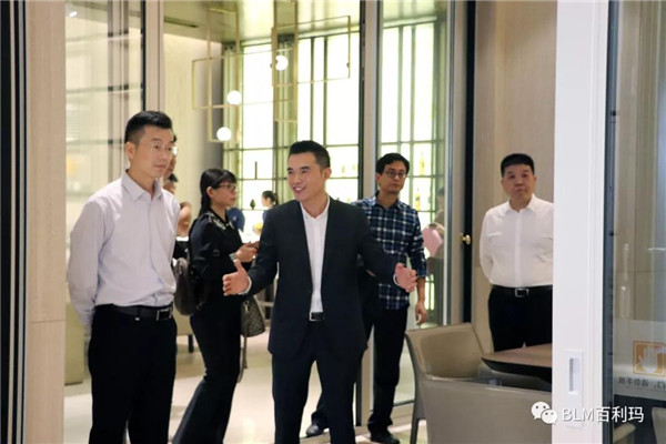 百利玛迎接安义县领导前来参观指导