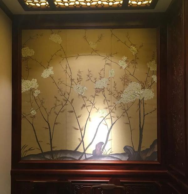 乾庄刺绣墙布教你怎么搭配各种色系的背景墙
