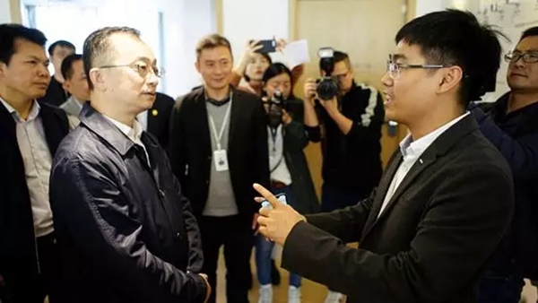 梅州市委书记陈敏率队考察欧瑞博，体验欧瑞博智能家居产品及系统！