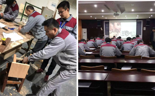 喜盈门手工木工职业技能比武大赛成功举办