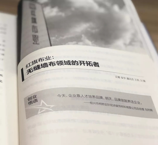 红旗布业荣获小微企业成长之星，是墙布行业唯一获奖单位！