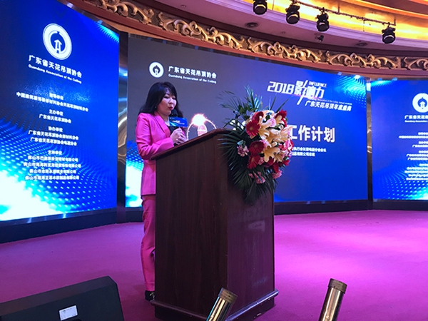广东省天花吊顶协会2018年会暨“影响力”峰会顺利召开!