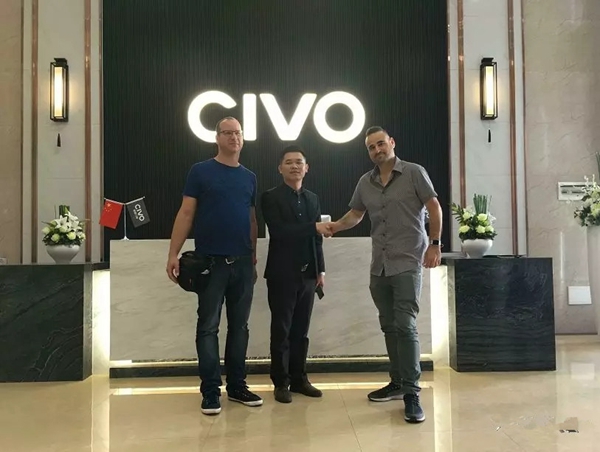 CIVO 希欧门窗喜迎以色列客户,签下订单正式达成合作!