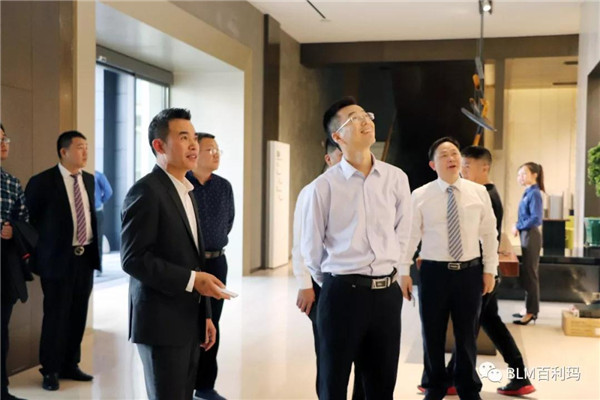 百利玛迎接安义县领导前来参观指导