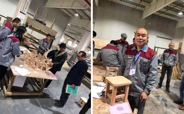 喜盈门手工木工职业技能比武大赛成功举办