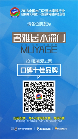 木门/整装行业经销商大调查报名火热进行中，有哪些参选口碑十佳品牌呢？