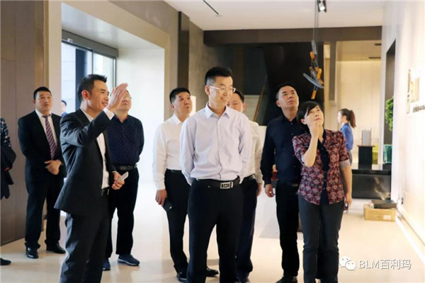 百利玛迎接安义县领导前来参观指导